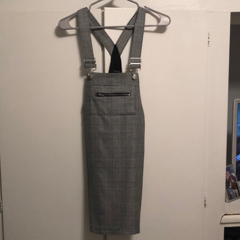 Black and White Checkered Forever21 Dress